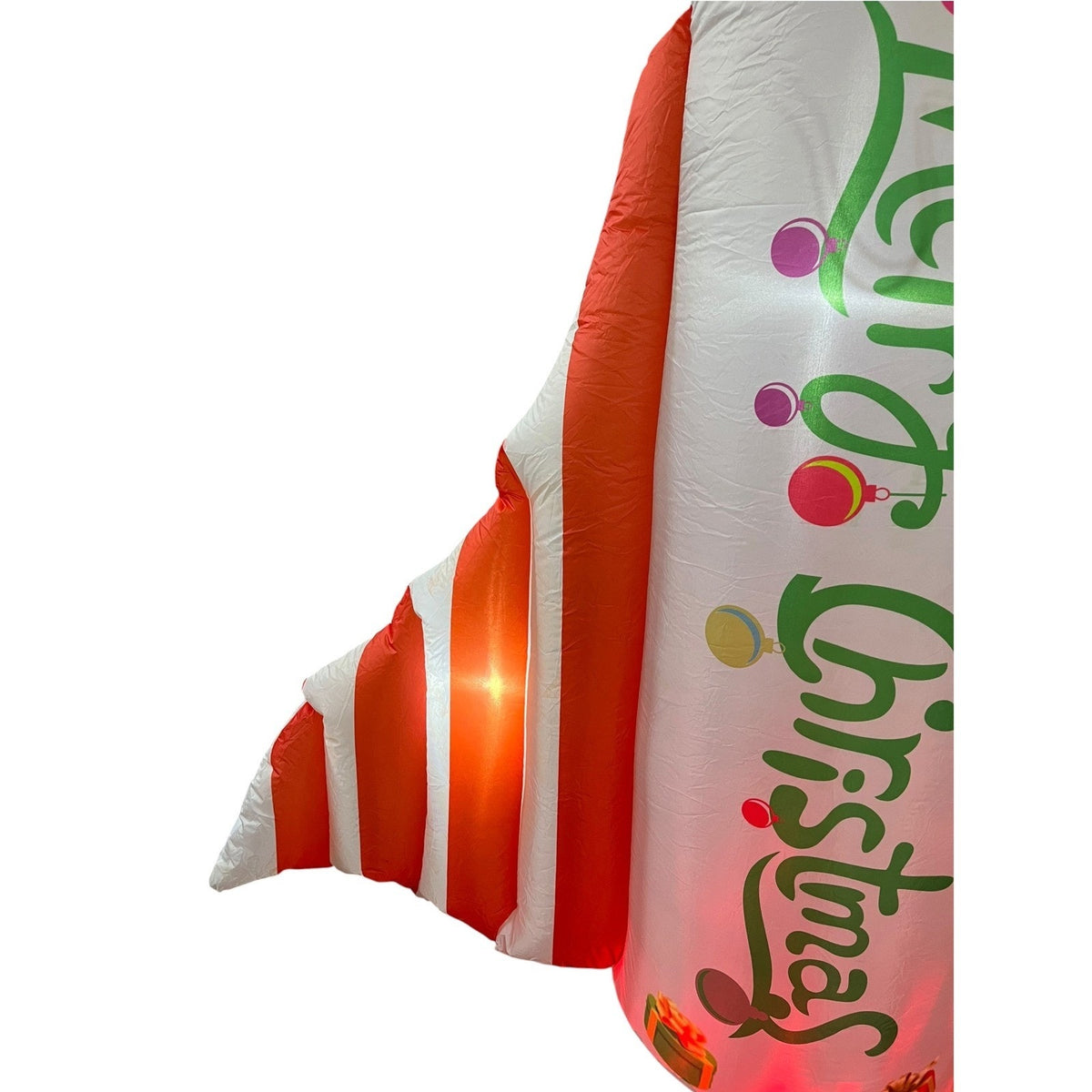 8ft Christmas Santa on Rocket Ship Inflatable Lighted Outdoor Yard Decoration