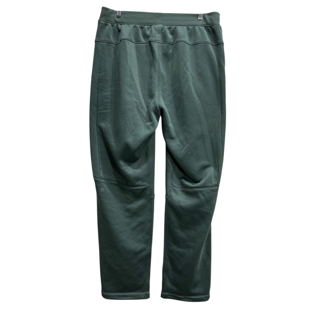 Lululemon Fleece Train Track Pant Dark Fir Green Mens Large DKFR Joggers