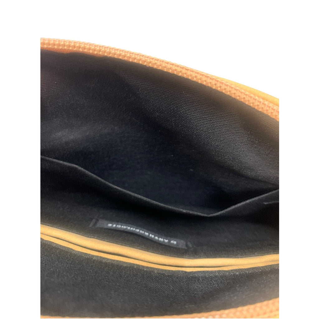 Anthropologie Beige Faux Suede Bag