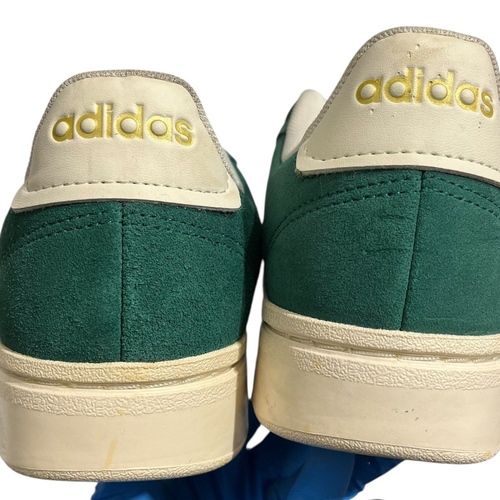 Adidas Grand Court TD Lifestyle Court Casual Green Suede Shoes ID8853 Womens 8