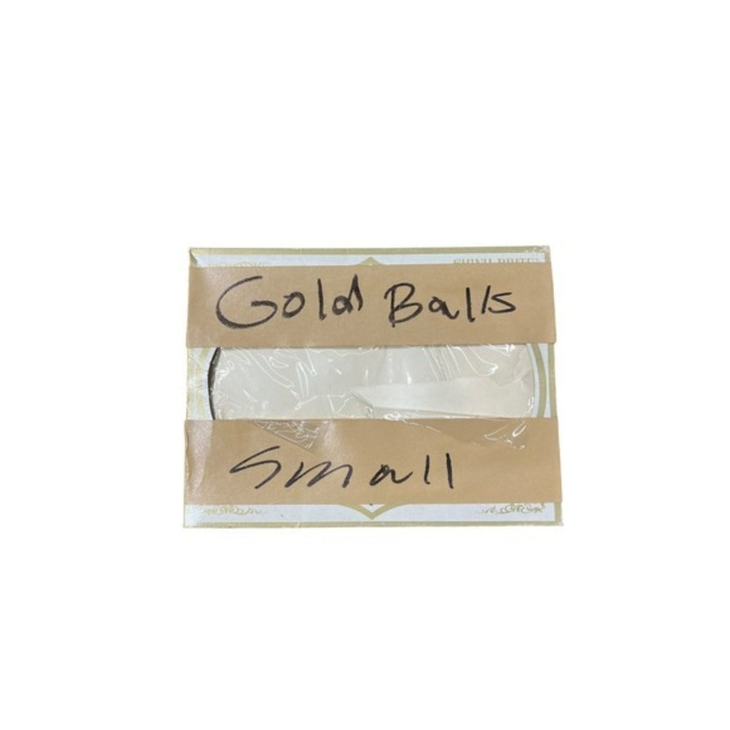 Shiny Brite Gold Balls Christmas Ornaments Vintage Glass Small Set of 12