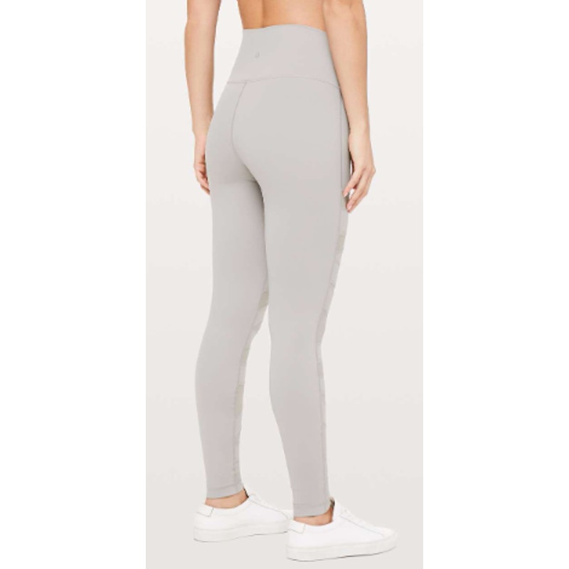 Lululemon Wunder Under Pant (High-Rise) *Tech Mesh 28" sz 4 Dark Chrome