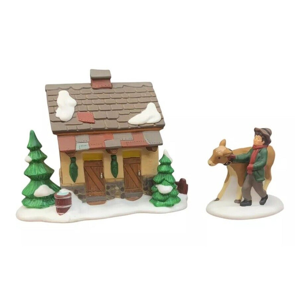 Dept. 56 Dickens Village Tending The New Calves 58395 In Box Retired
