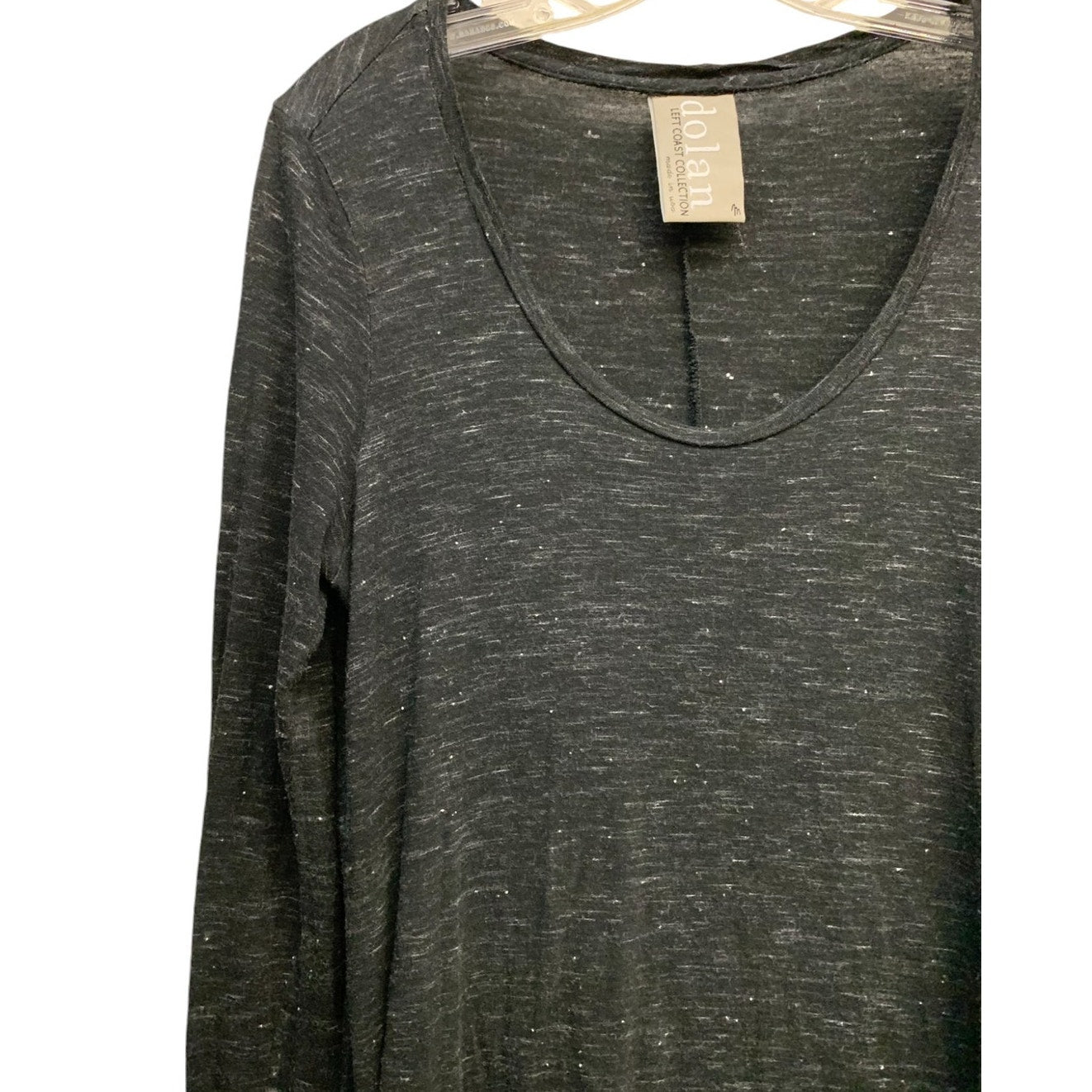 Anthropologie Dolan Tunic Long Sleeve Top Size M Gray