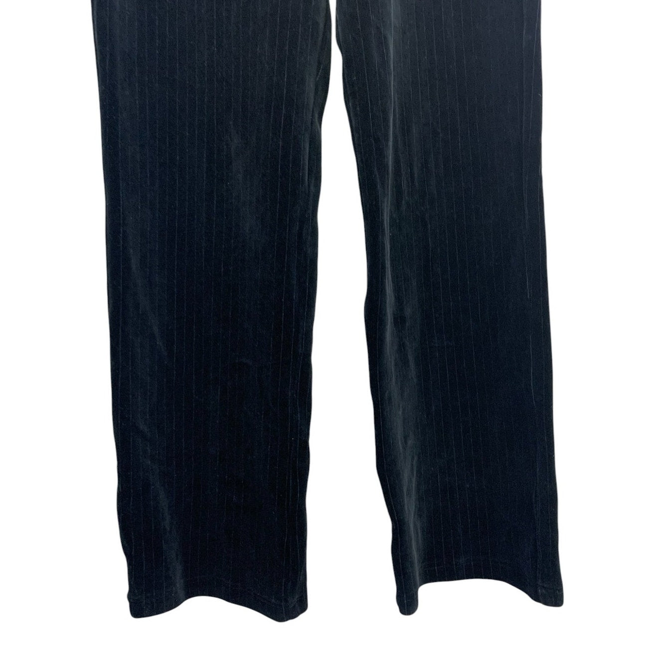 St. John Sport by Marie Gray Pinstripe Velour Sweatpants SZ S