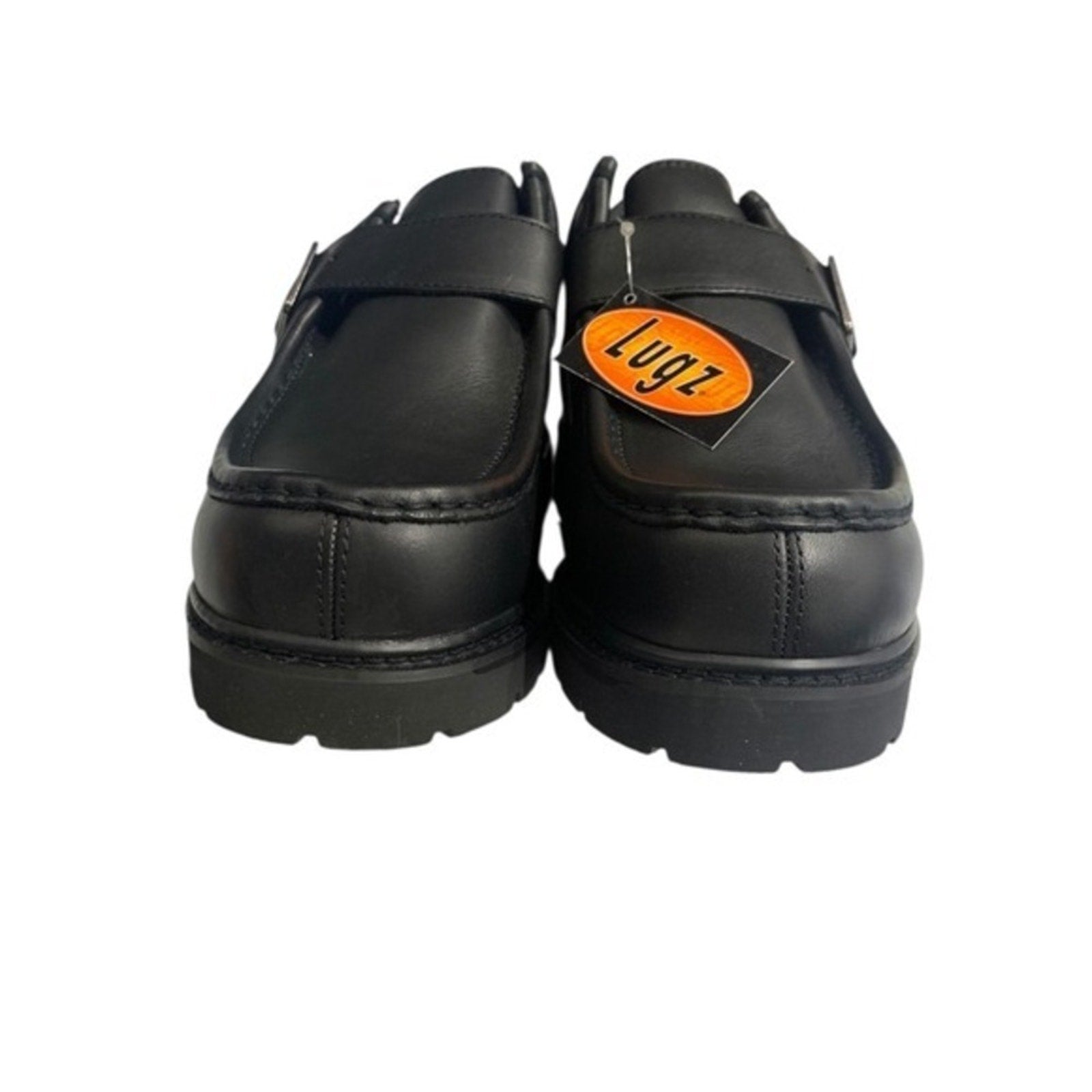 Lugz Mens Black Strutt Lo W Strap Shoes Size 10.5