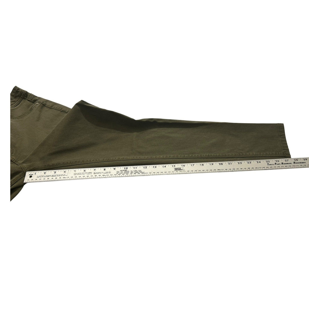 DL1961 Nina High Rise Skinny Pants Olive Green 4-Way Stretch Size 31 UTILITY MIN