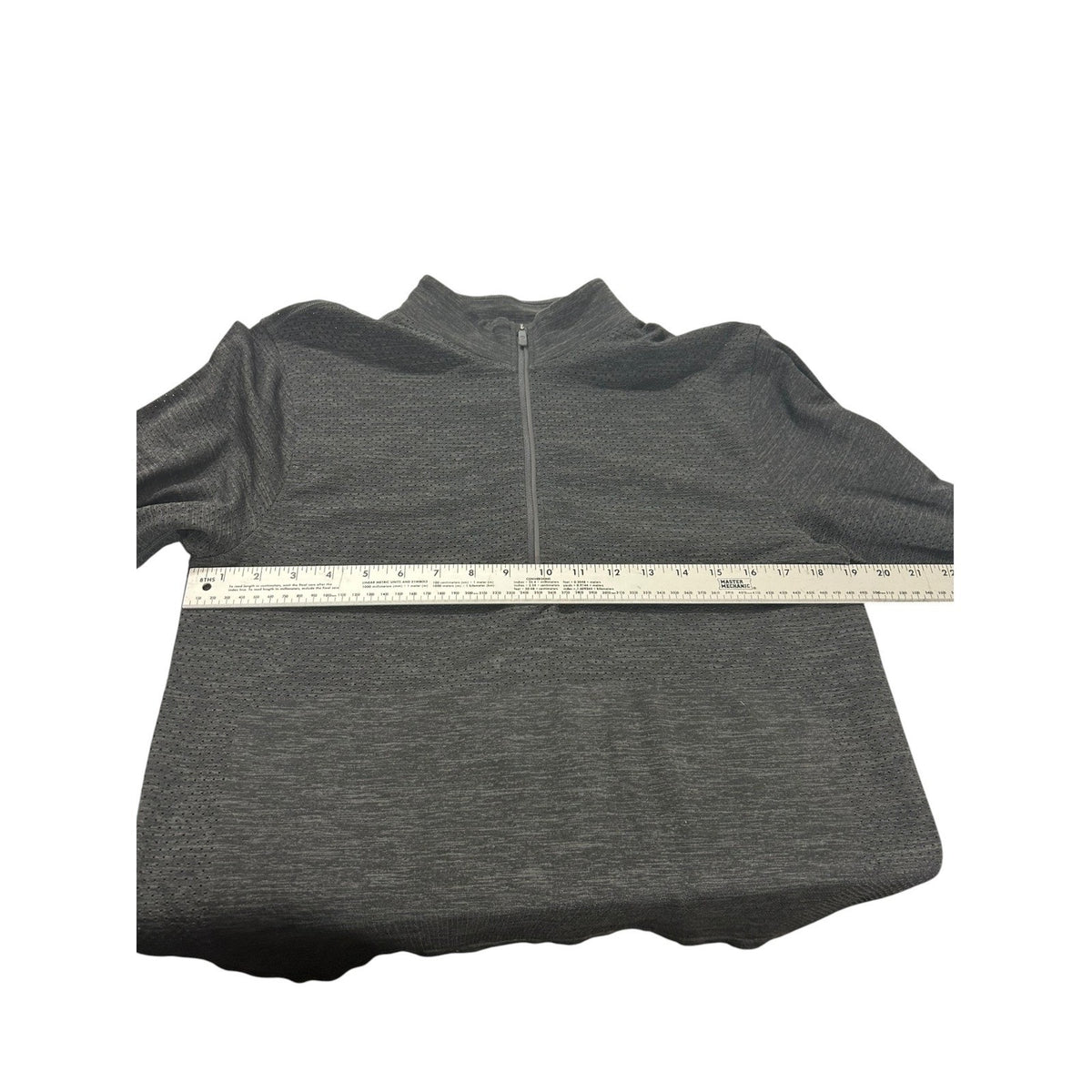 Lululemon Metal Vent Tech Half Zip Pullover Mens Medium Gray Heather Long Sleeve