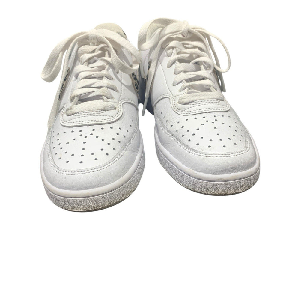 Nike Court Vision Lo Womens Sneakers Size 8 White DD9665-100 Animal Print