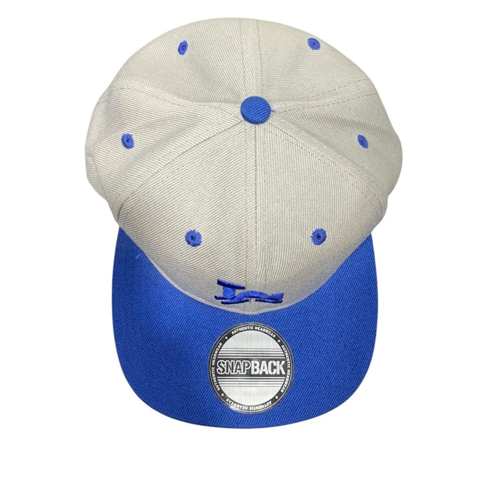 LA Dodgers Hat Snapback Gray Blue Baseball Cap