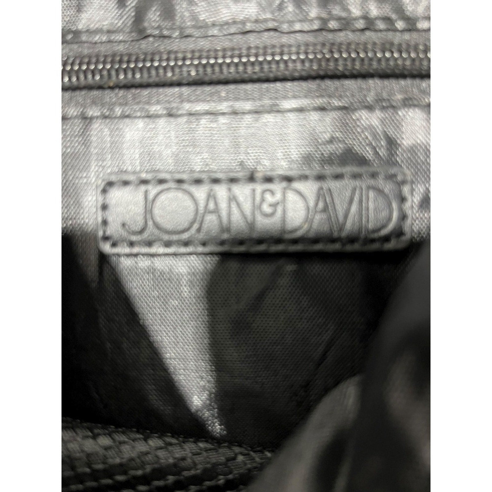 Joan & David Puffy Backpack Puffer Leather Trim Flap Backpack Bag Women's