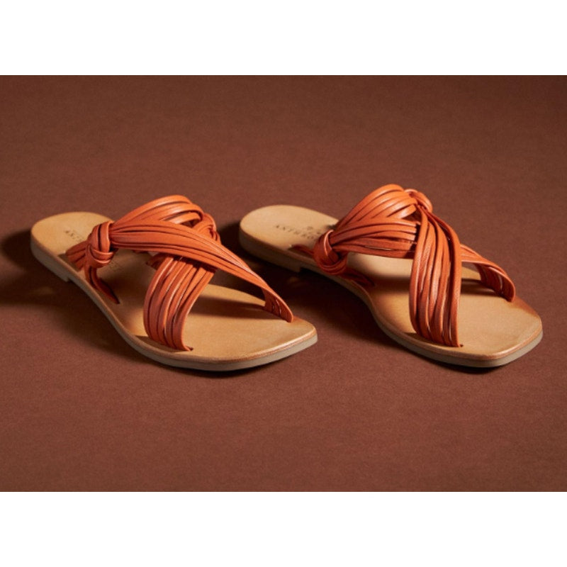ANTHROPOLOGIE Matisse Mystic Sandals ORANGE SZ 8