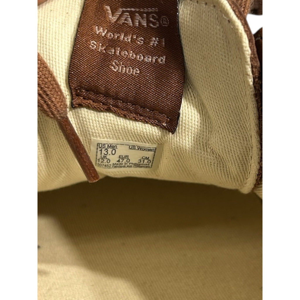 Vans Vault OG Epoch LX Bison Brown Suede Low Top Sneakers Mens 13 tortoise shell