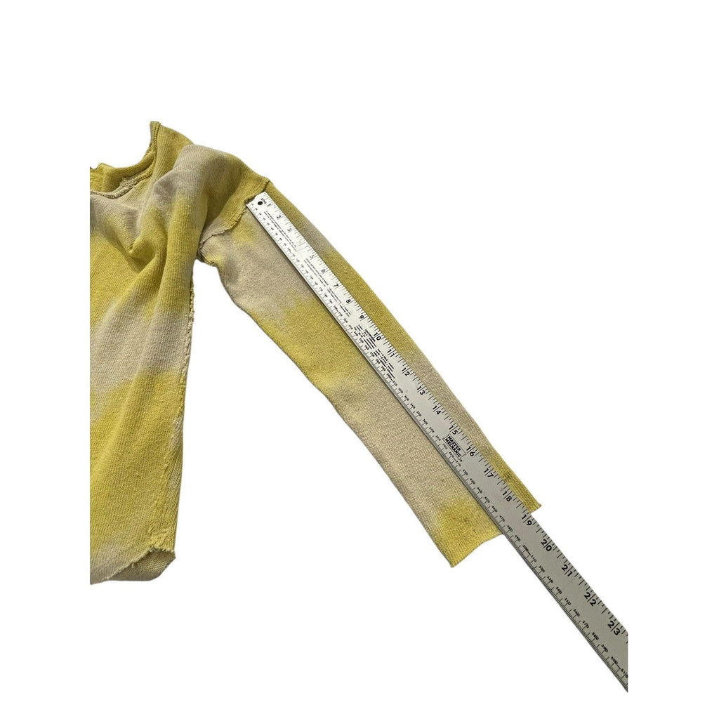 We The Free Free People Come And Get It Washed Top Khaki Yellow L OB1240838 fall