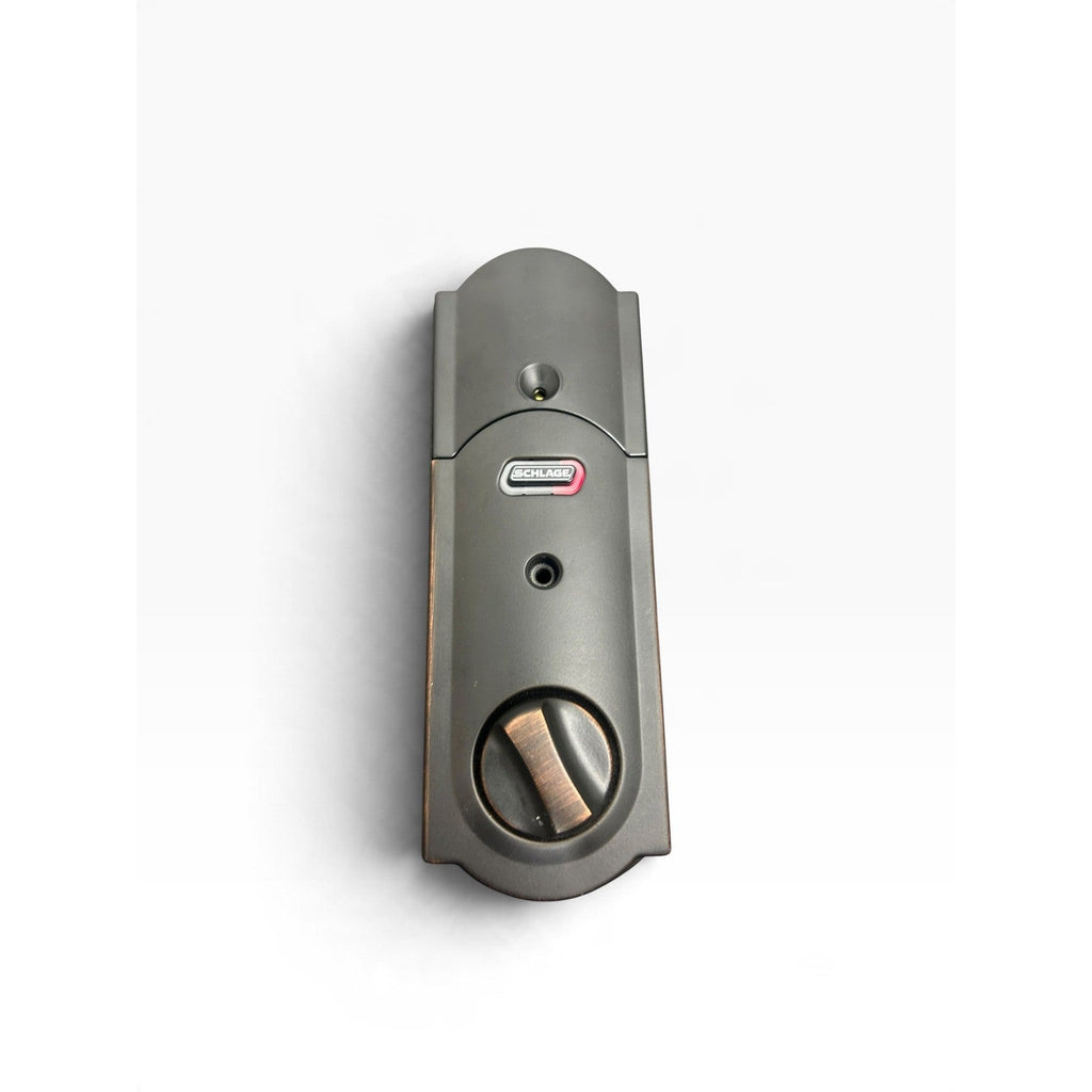 Schlage Connect Smart Deadbolt BE469 Z-Wave Aged Bronze Touchscreen Untested