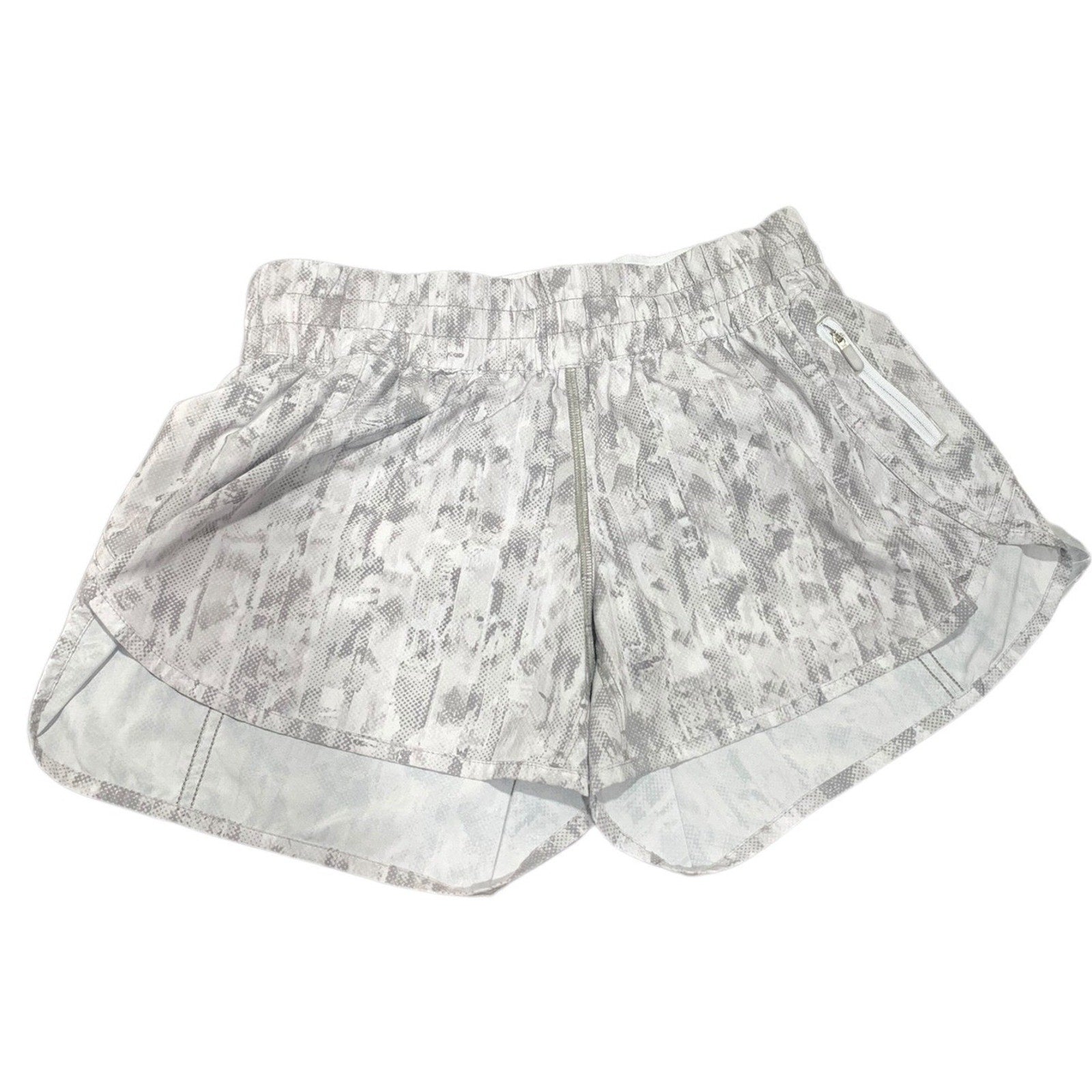Lululemon Tracker Short V *4" City Breeze Alpine White Multi size 8