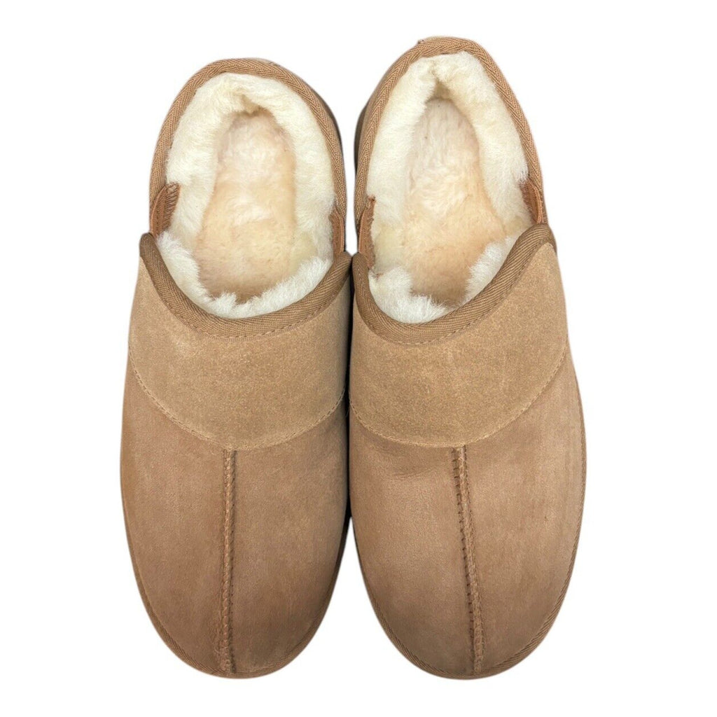 Ugg Australia Leisure Slip On Brown Lined Slippers Shoes Casual Mens Sz 11