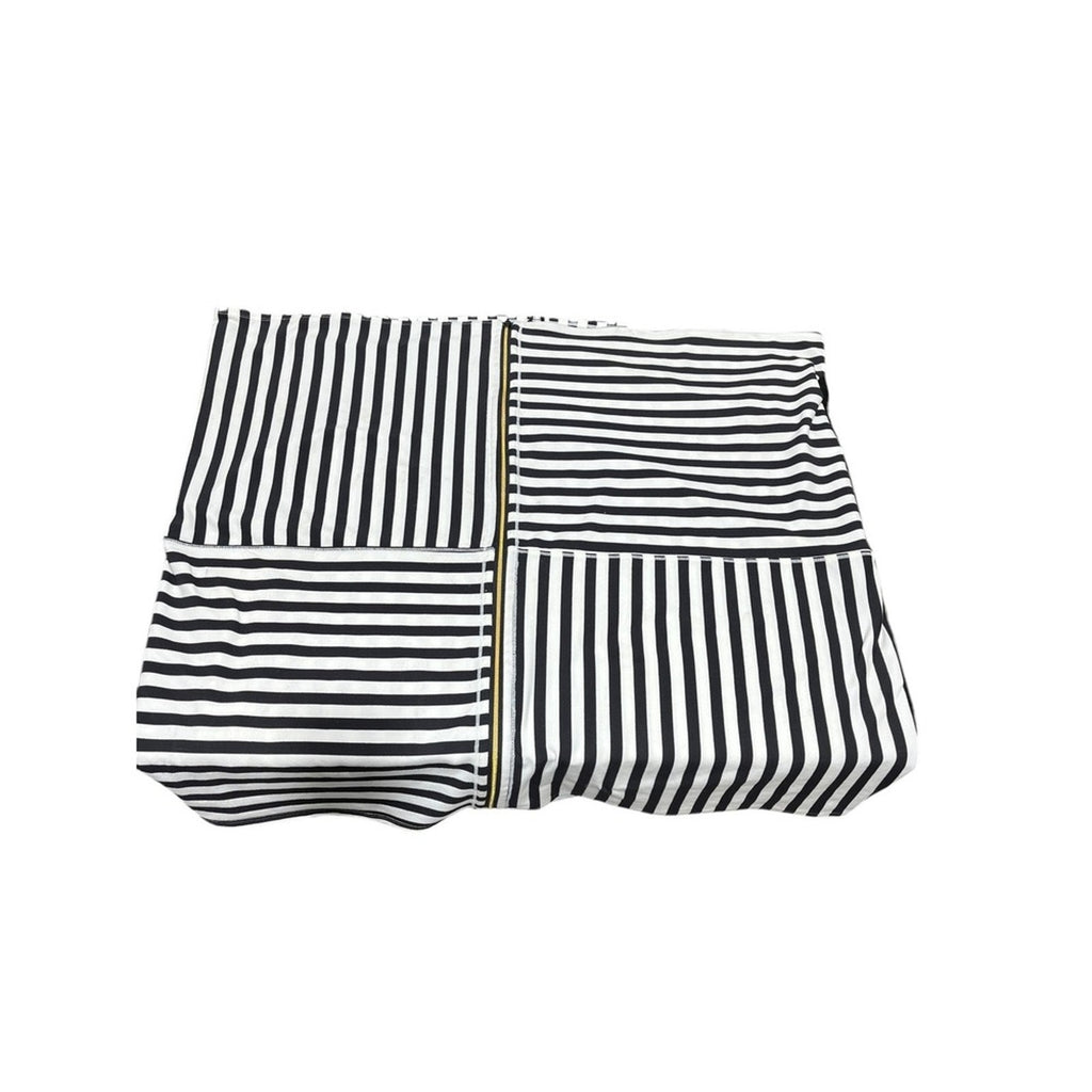 Lululemon Vinyasa Scarf *Zips Apex Stripe Black White