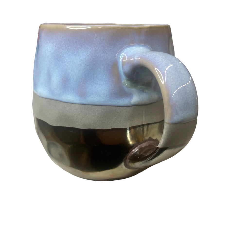 ROSHER Stoneware Mug Metallic Artisan Drip Glaze