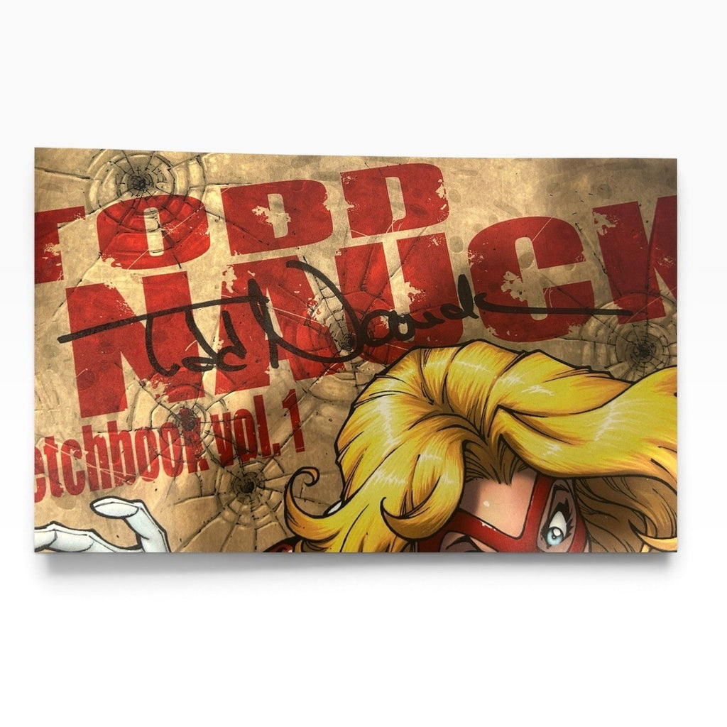 Todd Nauck Sketchbook Vol 1 Signed Autographed Comic Art Book Number 1 Bullet