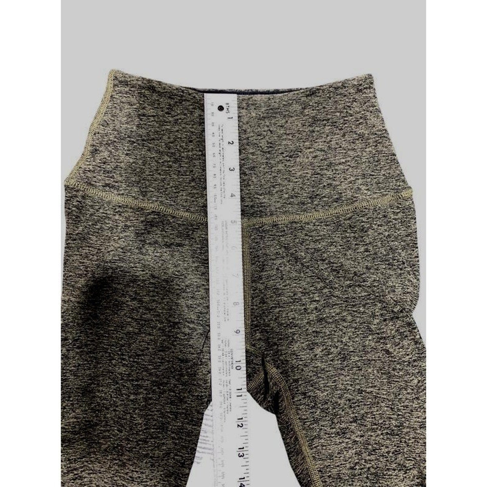Beyond Yoga Womens High Waisted Space Dye Leggings Aviator Green Heathered Small