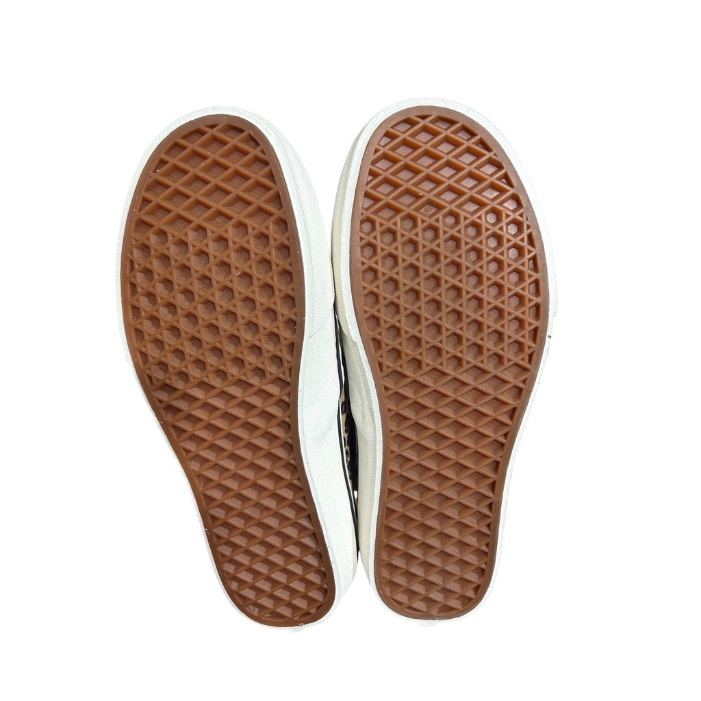Vans Slip-On SF Mini Leopard Print Sneakers Tan Black Womens 8 NEW streetwear
