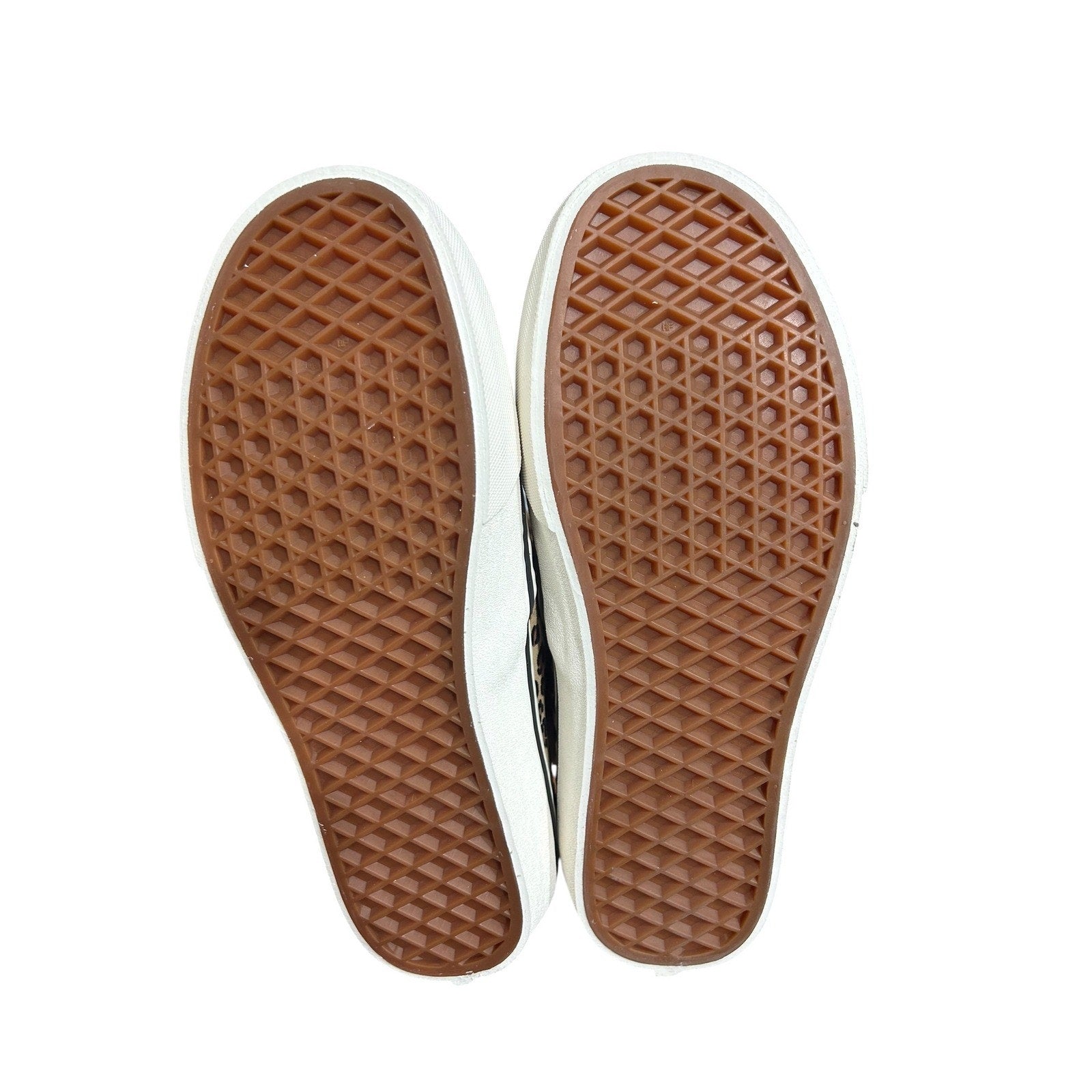 Vans Slip-On SF Mini Leopard Print Sneakers Tan Black Womens 8 NEW streetwear