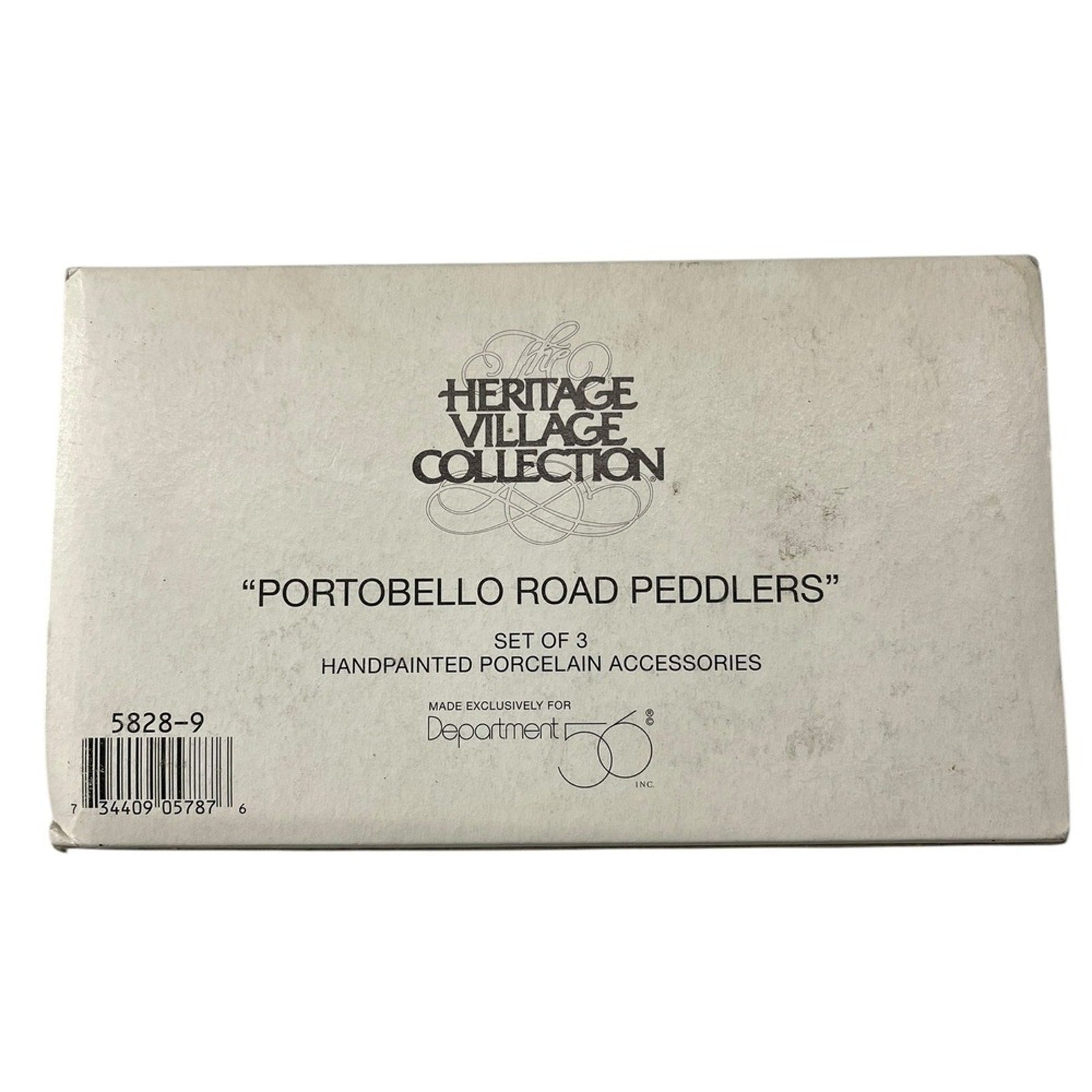 DEPARTMENT 56 Heritage Village Collection Portobello Road Peddlers Set of 3