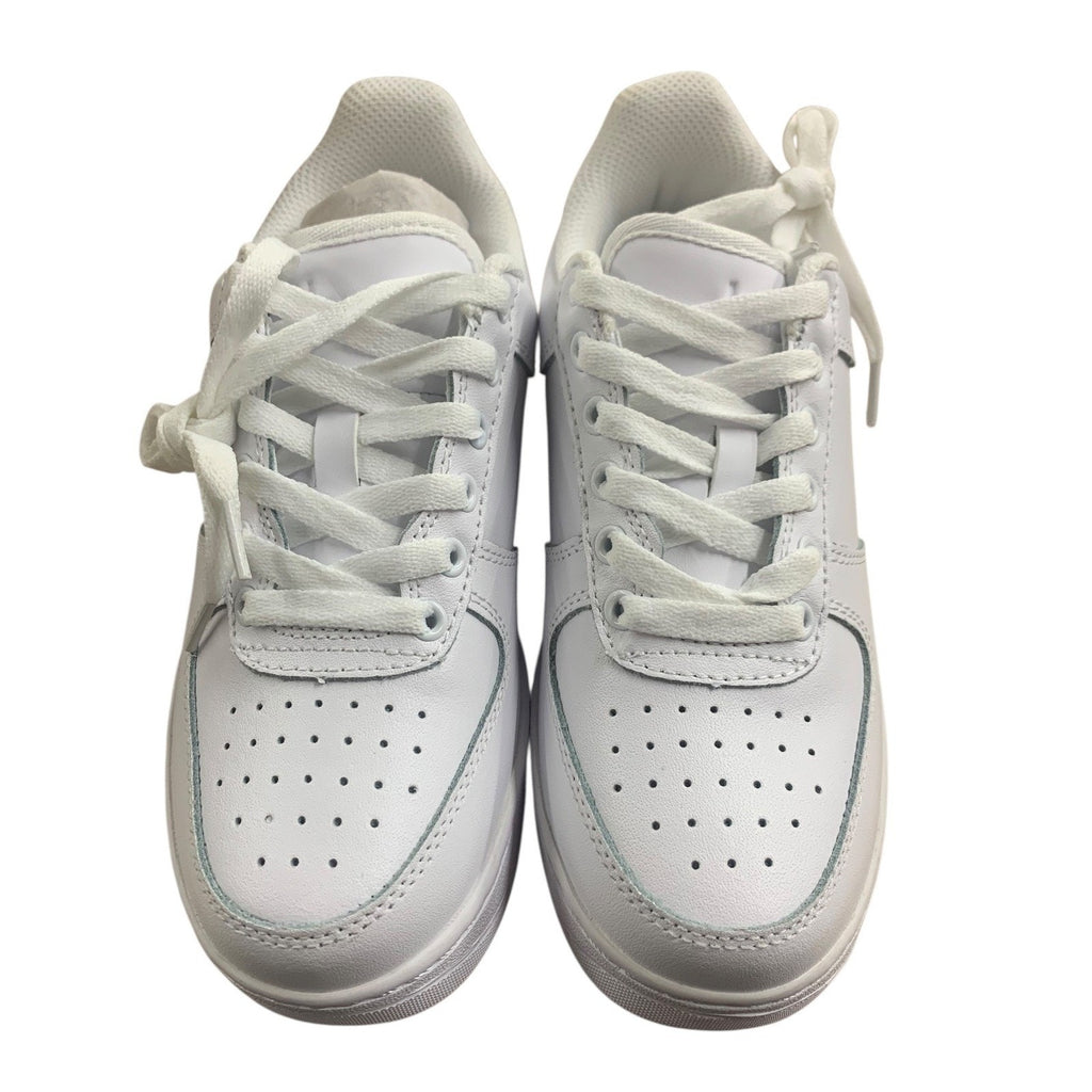 Drip Creationz White Sneakers Youth Size 4Y Lace Up Low Top Shoes Kids