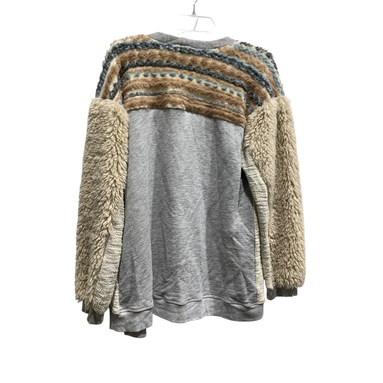 Anthropologie Amadi Chaparra Cardigan Aztec Print Beige Women's L