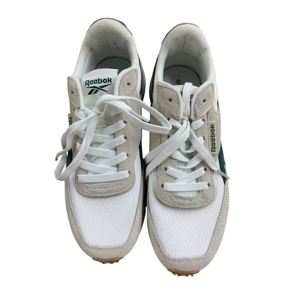 Reebok Galaxy 16 Mens Size 7.5 White Green Running Walking Casual Sneakers