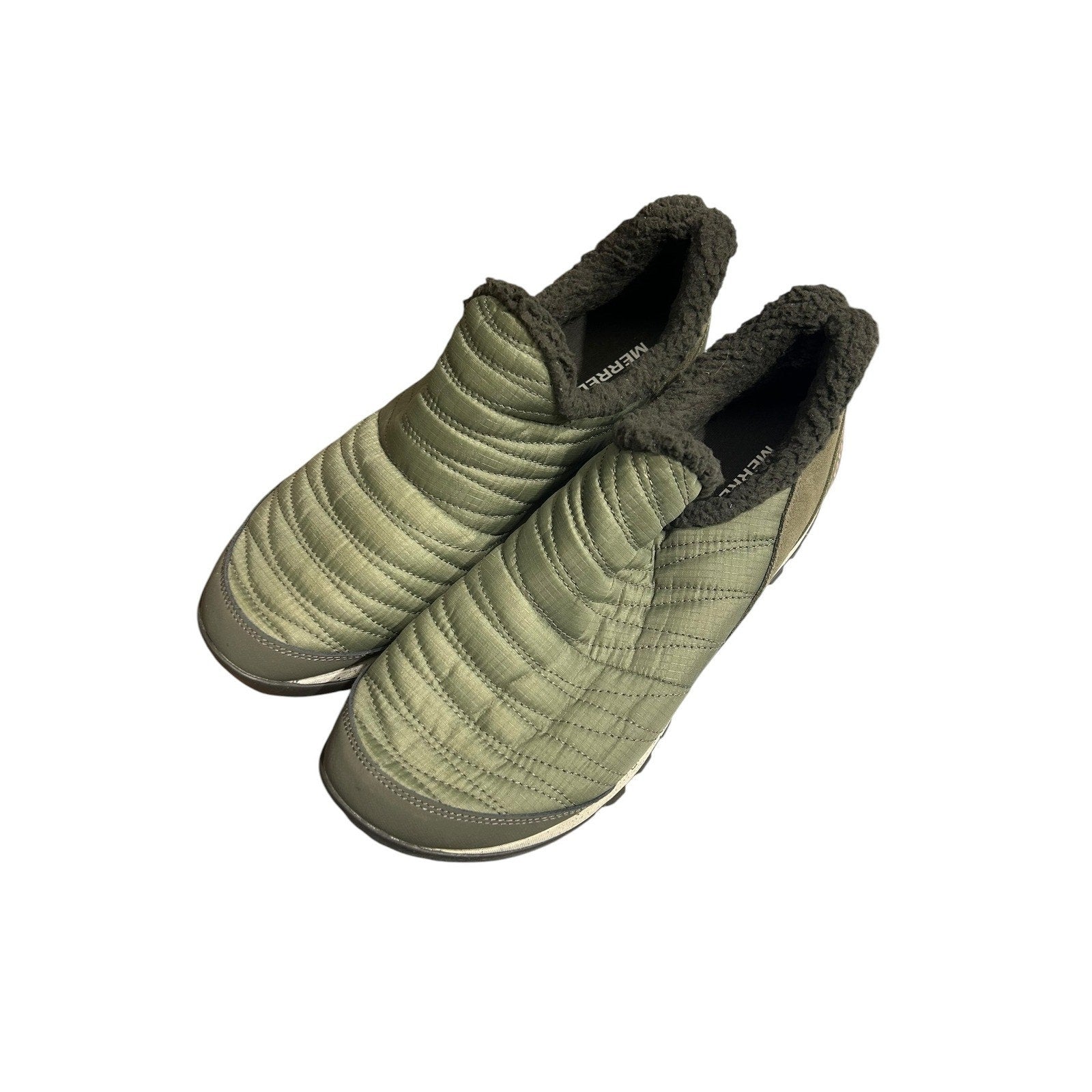 Merrell Bravada Cordwrap Womens 11 Olive Green Fleece Lined Vibram Shoes J066954