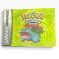 Nintendo Game Boy Advance Pokemon LeafGreen Version Manual Only AGB-BPGE-USA-1