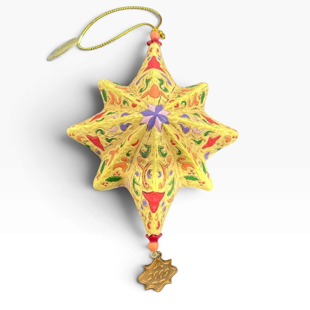 Jim Shore Danbury Mint 2009 Nativity Star Ornament Heartwood Creek Holy Family