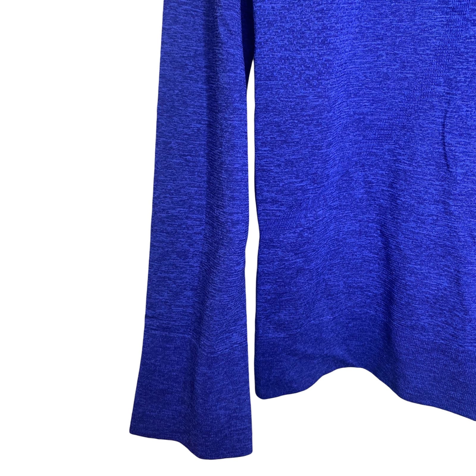 Lululemon Swiftly Breathe Long sleeve Women Blue SZ 4