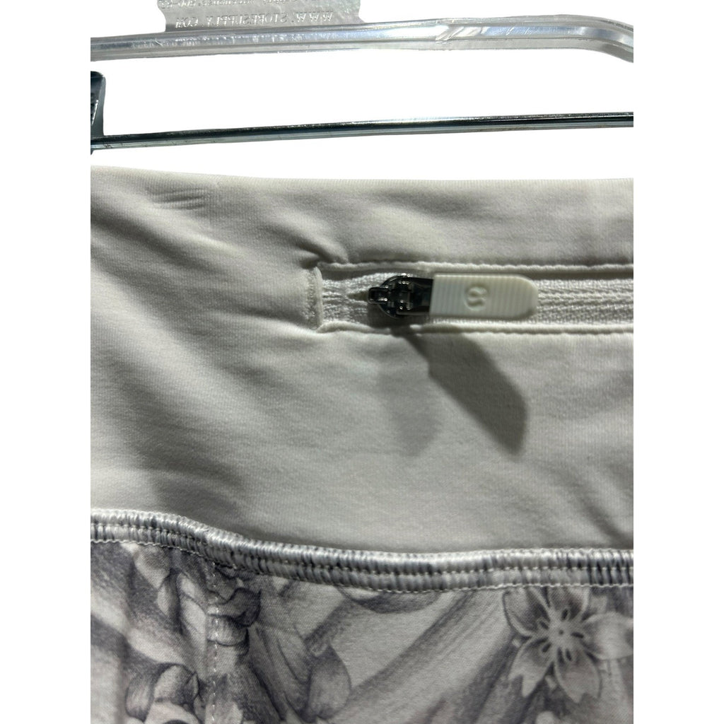 Lululemon Pace Rival Skirt Reg Grey Mini Twine White Athletic Skort Pocket 12