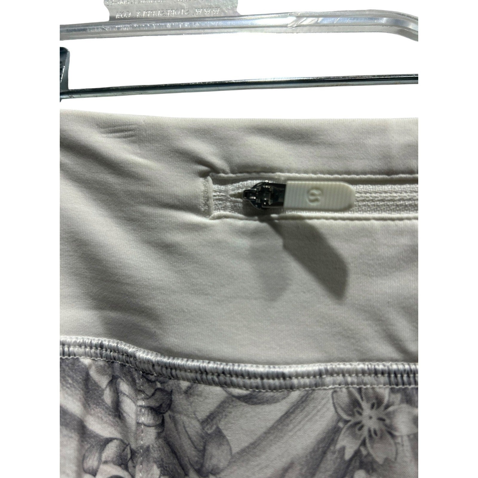 Lululemon Pace Rival Skirt Reg Grey Mini Twine White Athletic Skort Pocket 12