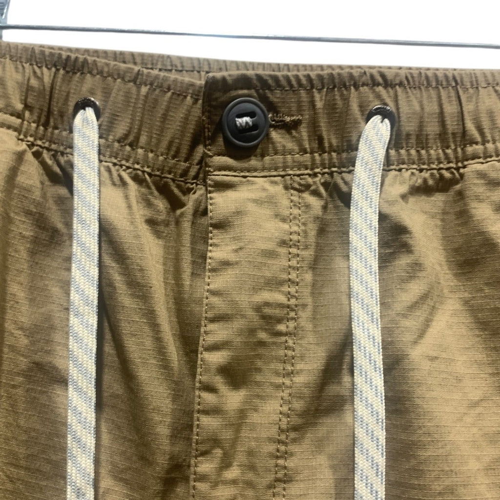 Vuori Mens Ripstop Climber Shorts XL Dark Khaki Tan V370 Organic Cotton Elastic