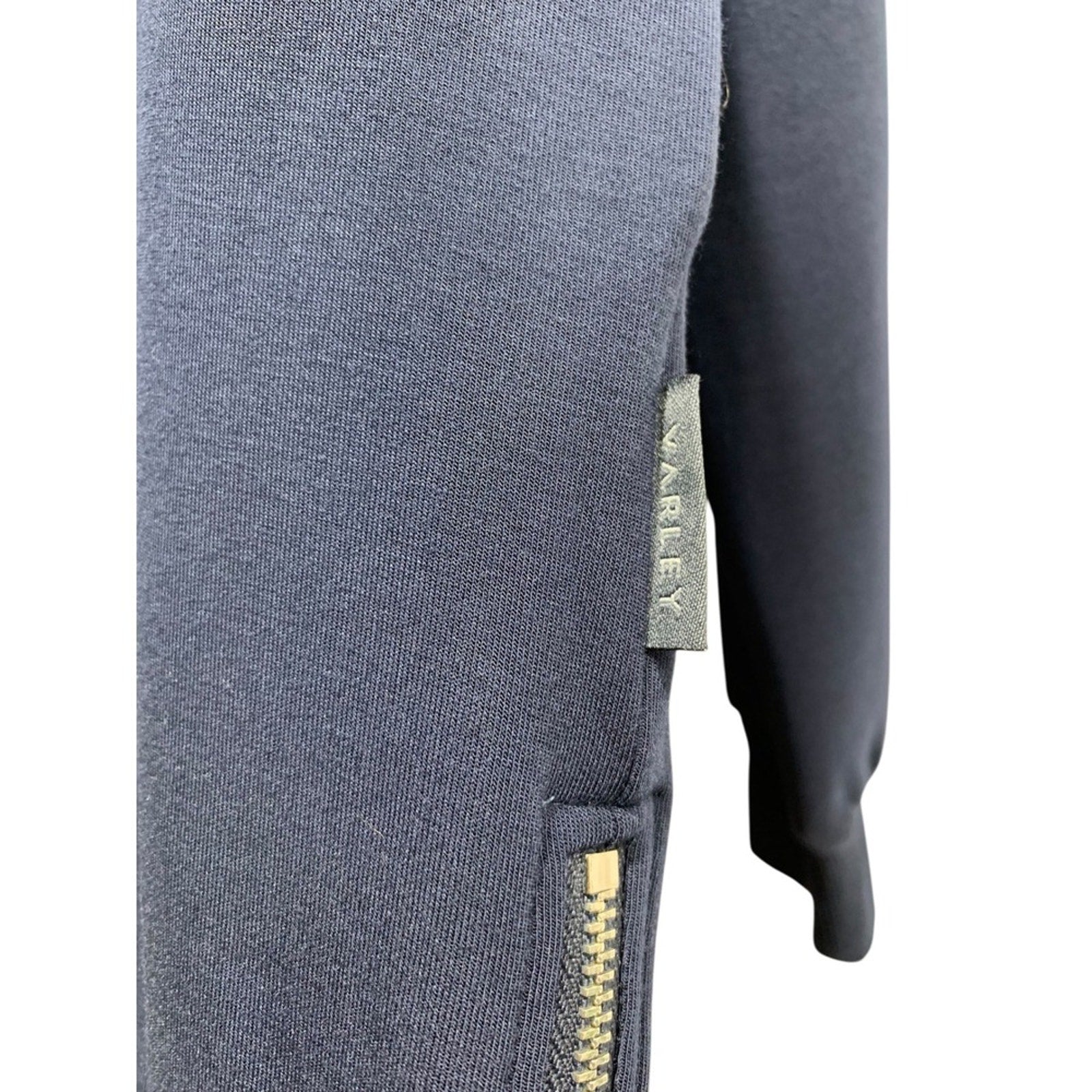 Varley Gabriella Sweatshirt Navy Blue DoubleSoft Crewneck Women's Small