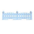 Dept 56 White Picket Fence Section Dollhouse Miniature Garden Accessory set of 8