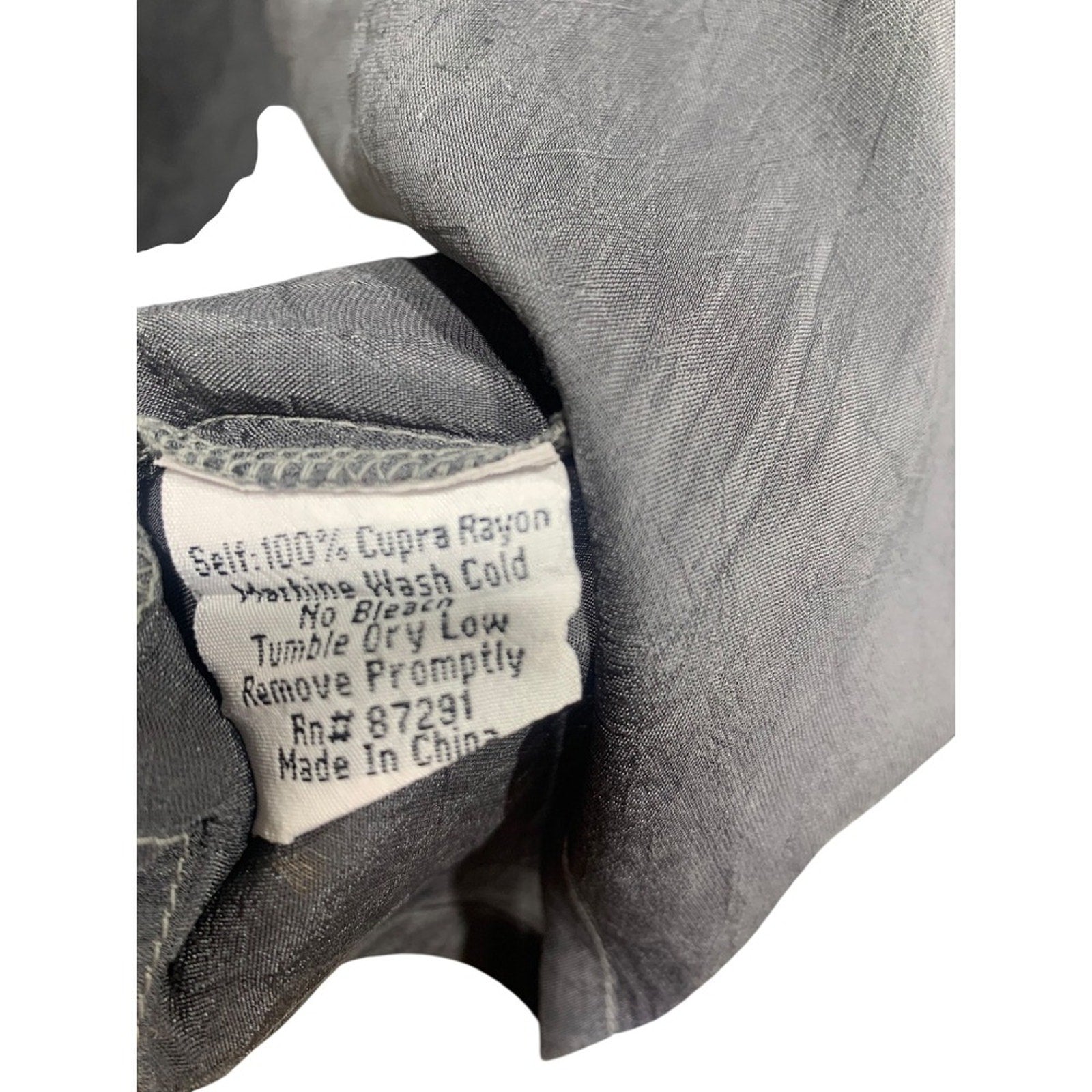 Johnny Was Embroidered Tunic Top Small S Black Cupra Rayon Bohemian Blouse