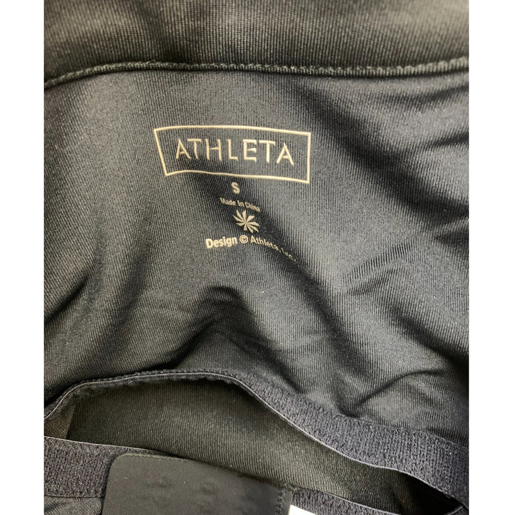 Athleta Black Tank U-Neck with Built-In Bra  SZ Small
