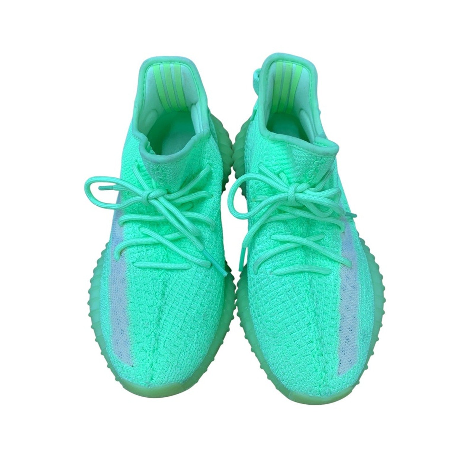 Adidas Yeezy Boost 350 V2 Glow Green Sneakers Shoes Mens Fashion SZ 6.5