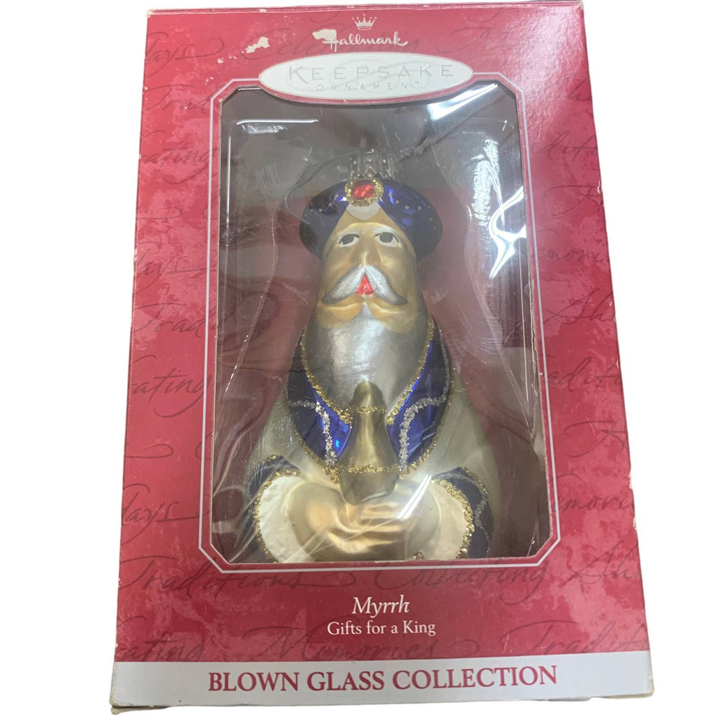 Hallmark Keepsake Blown Glass Collection Three Wise Men Set