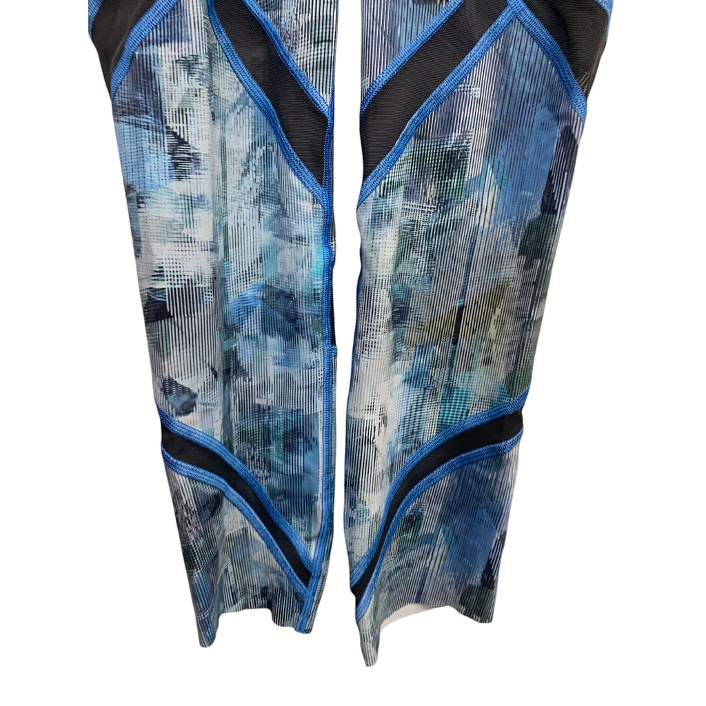 Lululemon On Pace Crop *21" Sun Dazed Multi Blue SZ 2