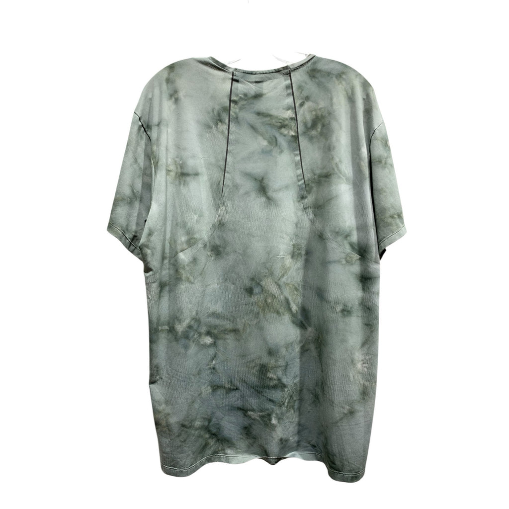 Lululemon Fast and Free Short Sleeve Tee Men's SZ XL Green tie-dye