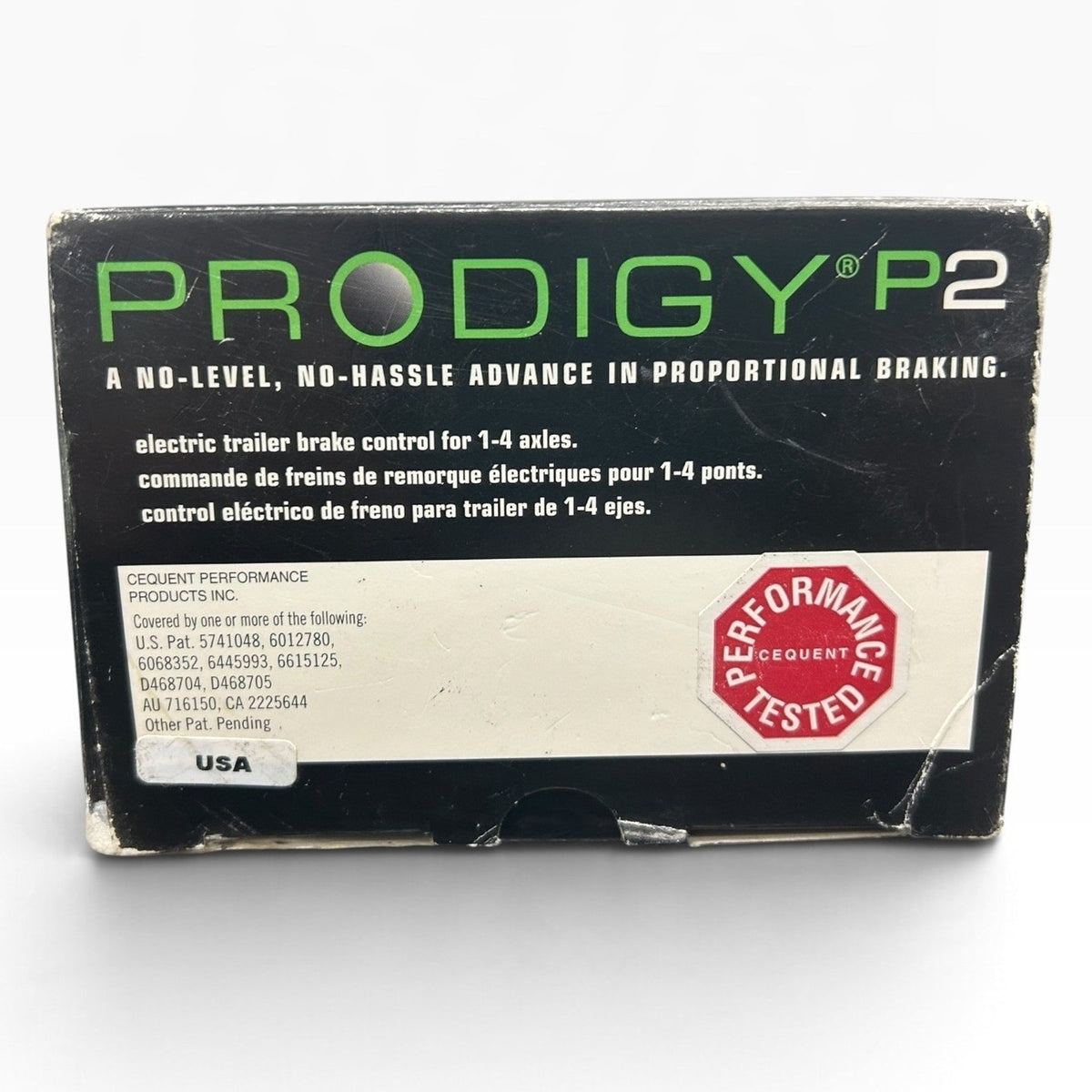 Tekonsha Prodigy P2 Electronic Trailer Brake Control 90885 1-4 Axles UNTESTED