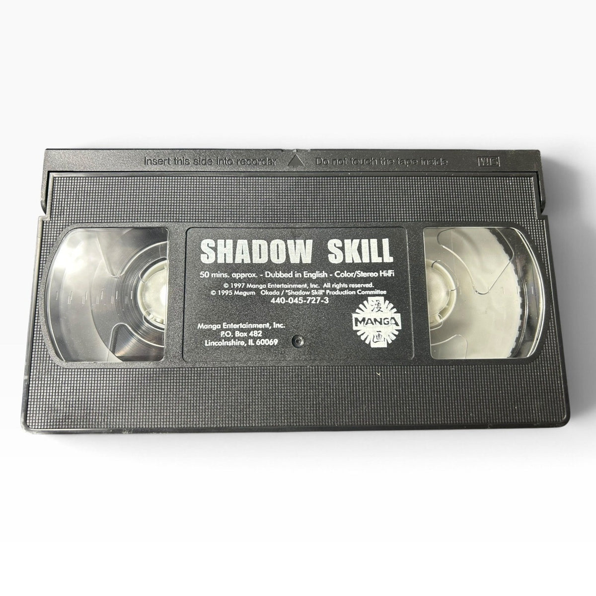 Shadow Skill Part 1 & 2 VHS Manga Entertainment Anime 1997 English Dub Vintage