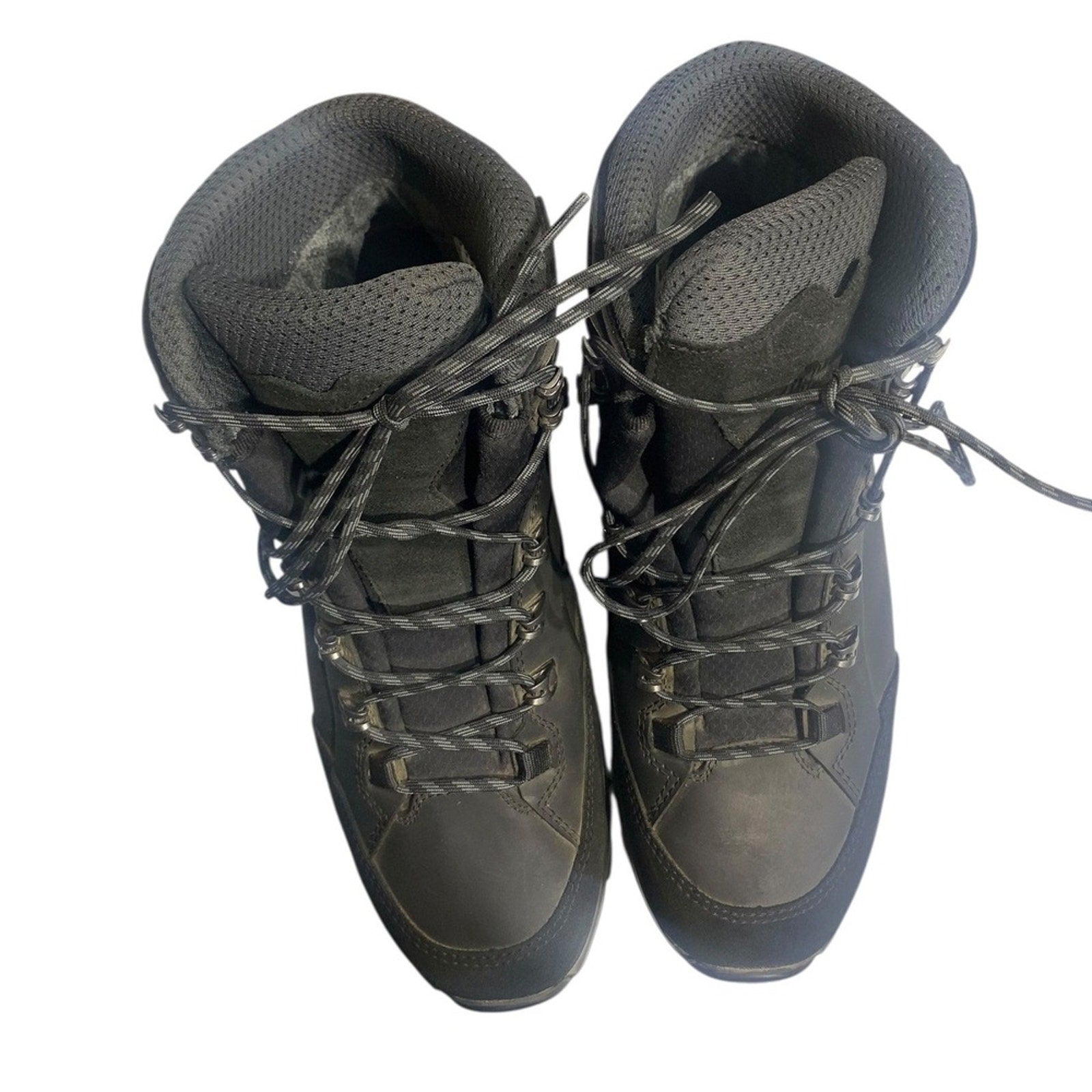 HANWAG Men's Black Leather Gore-Tex Hiking Boots Vibram Sole