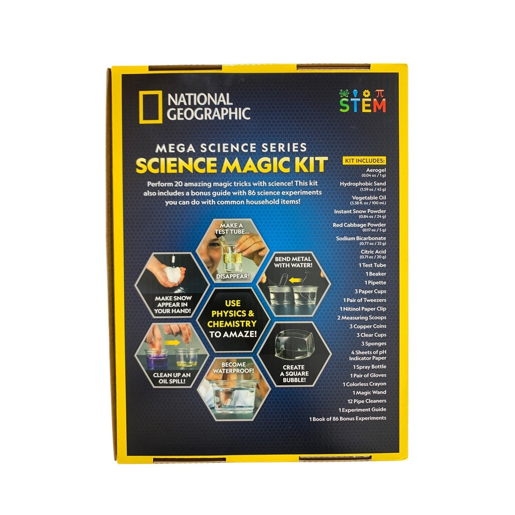 National Geographic Mega Science Series Science Magic Kit 100+ Experiments STEM